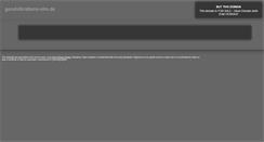 Desktop Screenshot of goodvibrations-ulm.de